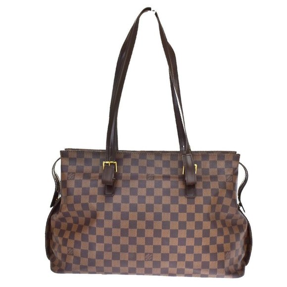 Authentic LOUIS VUITTON Chelsea Shoulder Tote Bag Damier Leather BN France - Picture 1 of 10